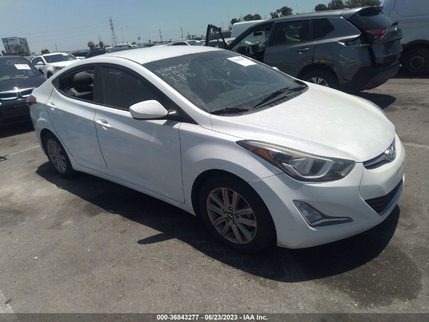 2016 HYUNDAI ELANTRA SE - 5NPDH4AE4GH680770