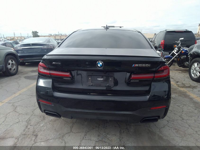 2022 BMW 5 SERIES M550I XDRIVE - WBA13BK07NCH85188