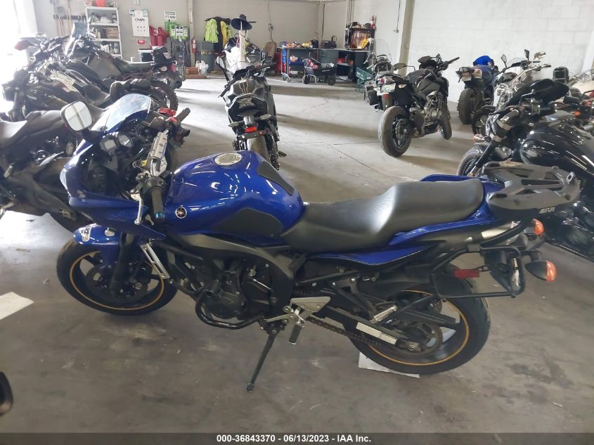 2007 YAMAHA FZ6 SHG - JYARJ13E67A000912
