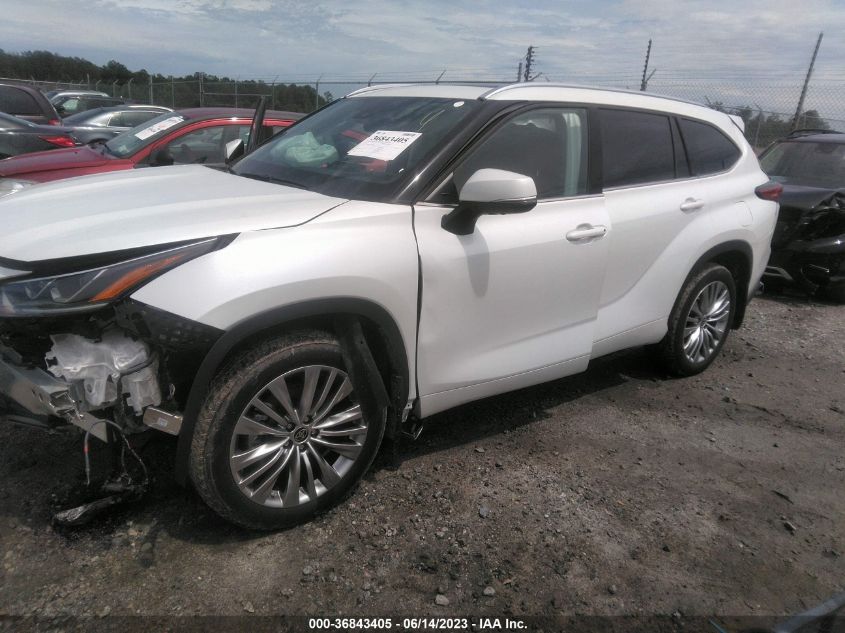 2022 TOYOTA HIGHLANDER PLATINUM - 5TDFZRBH9NS189694