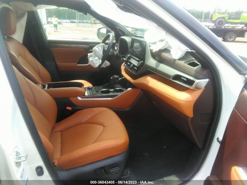 2022 TOYOTA HIGHLANDER PLATINUM - 5TDFZRBH9NS189694