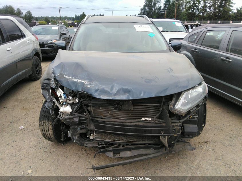 2016 NISSAN ROGUE S/SL/SV - KNMAT2MV3GP629816
