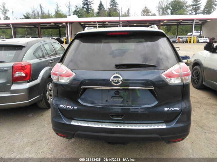2016 NISSAN ROGUE S/SL/SV - KNMAT2MV3GP629816