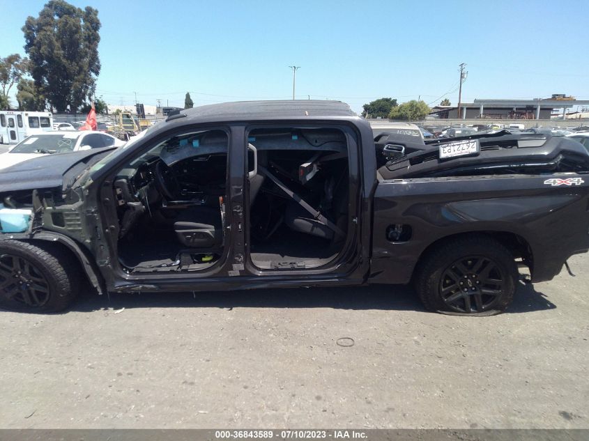 2022 CHEVROLET SILVERADO 1500 RST - 3GCUDEED1NG537218