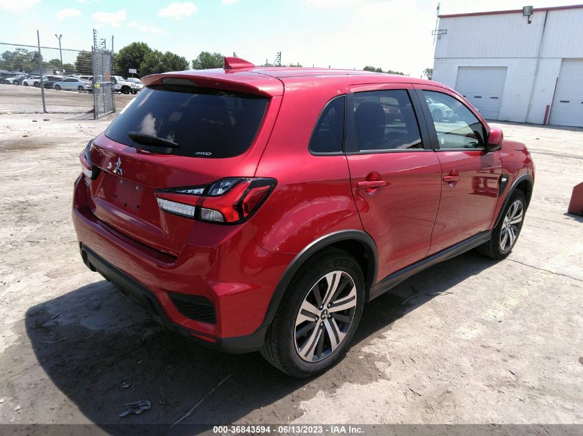 2021 MITSUBISHI OUTLANDER SPORT ES/SE/LE/BE - JA4ARUAU9MU035437