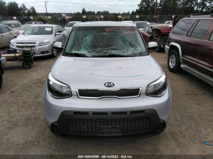 2016 KIA SOUL BASE - KNDJN2A29G7843522