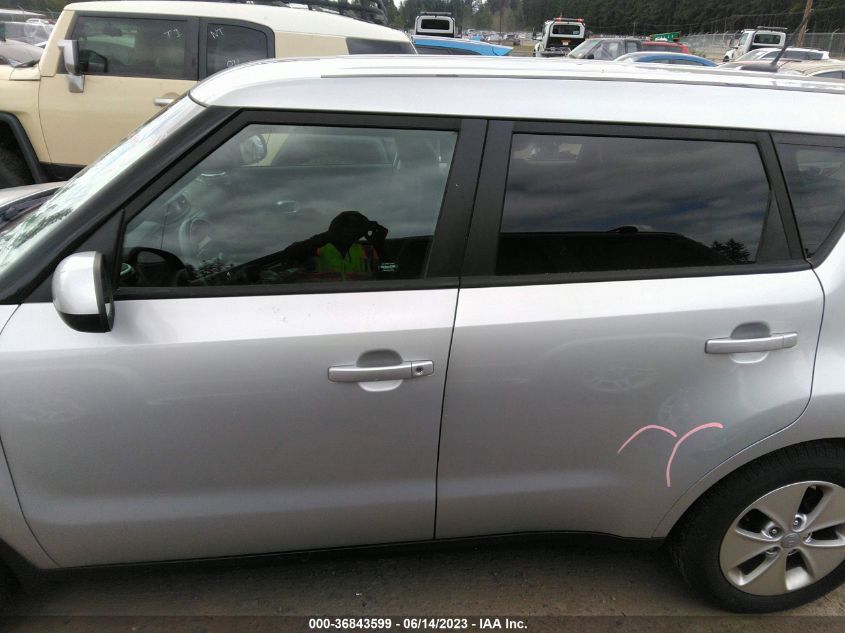 2016 KIA SOUL BASE - KNDJN2A29G7843522