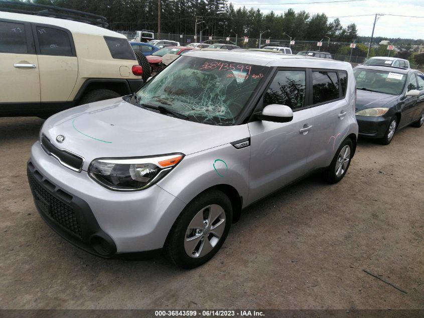 2016 KIA SOUL BASE - KNDJN2A29G7843522