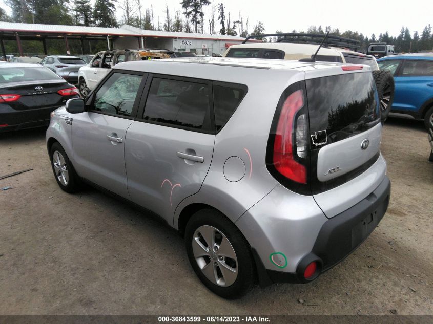 2016 KIA SOUL BASE - KNDJN2A29G7843522