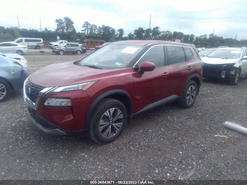 VIN 5N1AT3BB1MC800463 2021 NISSAN ROGUE SV