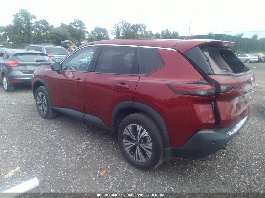 VIN 5N1AT3BB1MC800463 2021 NISSAN ROGUE SV