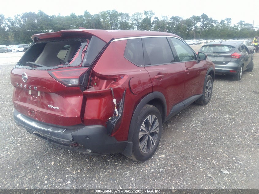 VIN 5N1AT3BB1MC800463 2021 NISSAN ROGUE SV