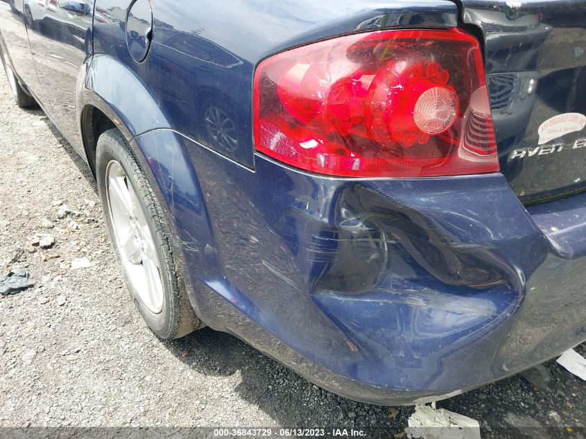 2013 DODGE AVENGER SE - 1C3CDZAB5DN681257