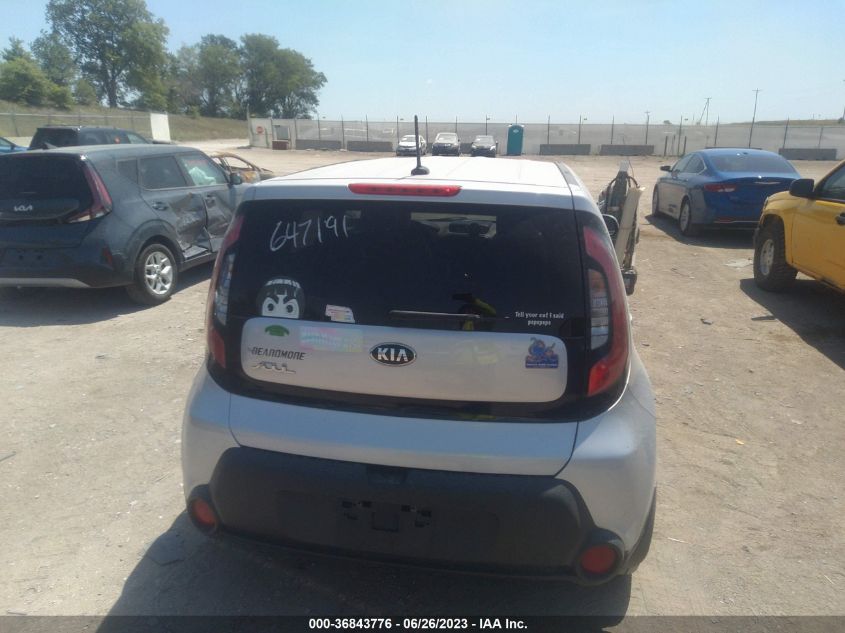 2015 KIA SOUL BASE - KNDJN2A21F7776994