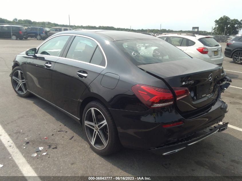 2019 MERCEDES-BENZ A-CLASS A 220 - WDD3G4FB1KW023706