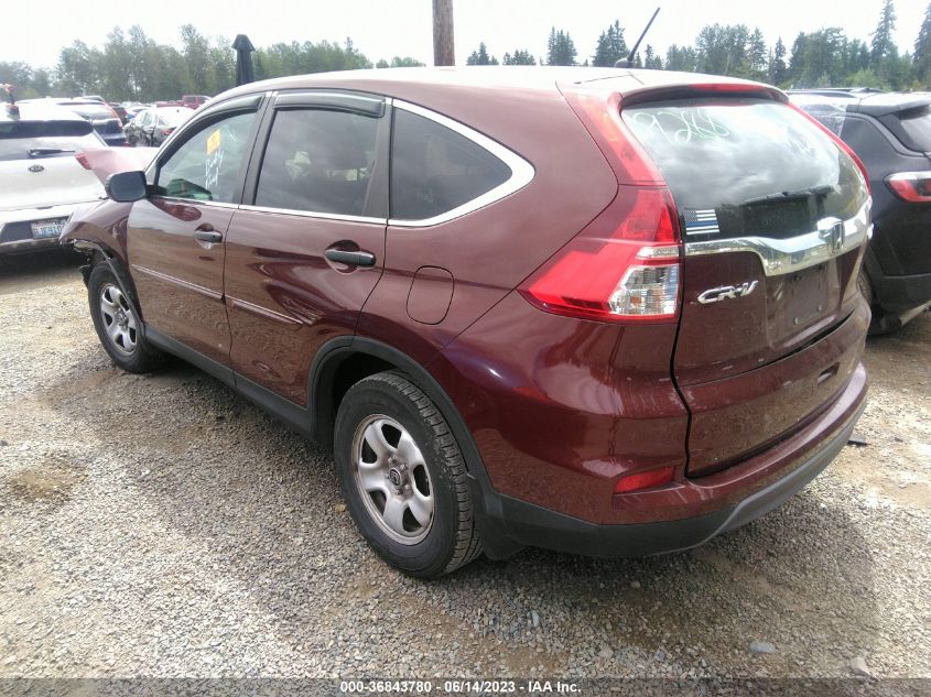 2015 HONDA CR-V LX - 3CZRM3H39FG711092