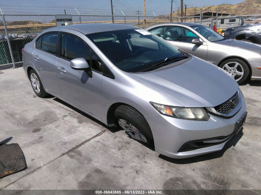 2013 HONDA CIVIC SDN LX - 19XFB2F57DE287062