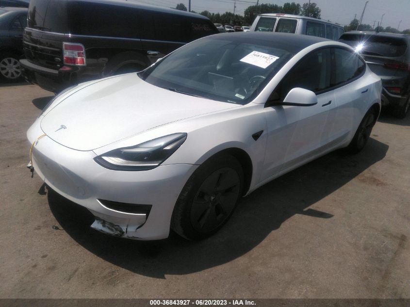 2021 TESLA MODEL 3 STANDARD RANGE PLUS - 5YJ3E1EA3MF043356