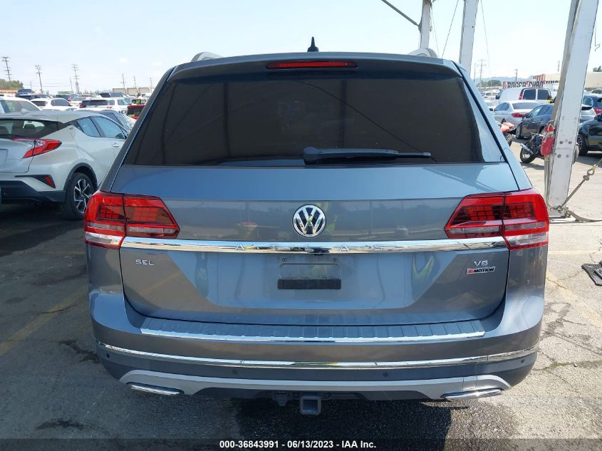 2019 VOLKSWAGEN ATLAS 3.6L V6 SEL - 1V2MR2CA5KC552827