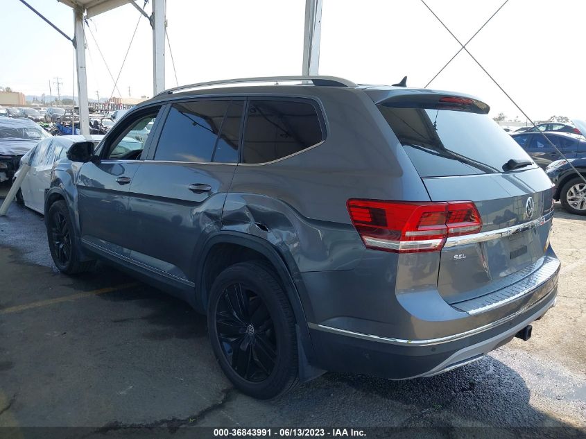 2019 VOLKSWAGEN ATLAS 3.6L V6 SEL - 1V2MR2CA5KC552827