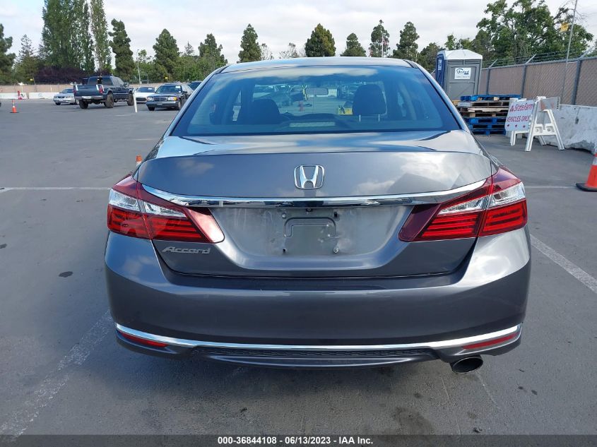 2016 HONDA ACCORD SEDAN LX - 1HGCR2F38GA191530