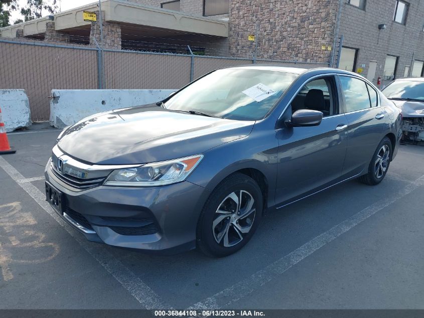 2016 HONDA ACCORD SEDAN LX - 1HGCR2F38GA191530