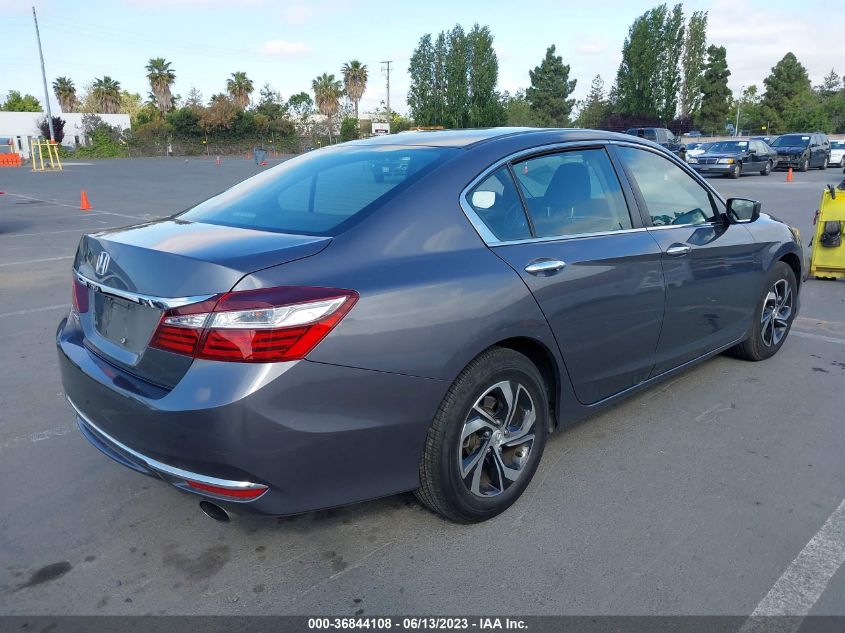2016 HONDA ACCORD SEDAN LX - 1HGCR2F38GA191530