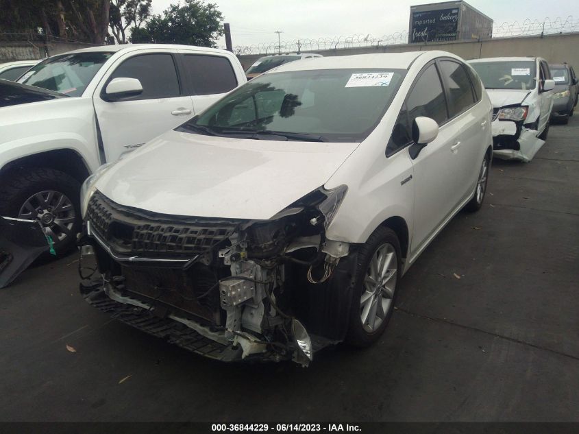 2014 TOYOTA PRIUS V TWO/THREE/FIVE - JTDZN3EU8E3332537