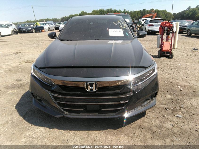 2021 HONDA ACCORD SEDAN SPORT SE - 1HGCV1F49MA071052