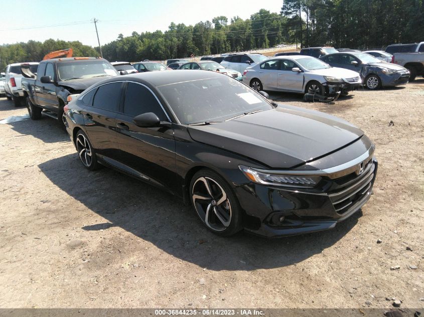 2021 HONDA ACCORD SEDAN SPORT SE - 1HGCV1F49MA071052