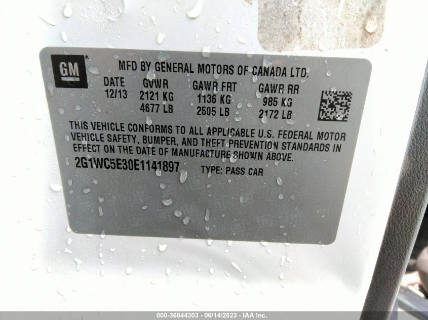 2014 CHEVROLET IMPALA LIMITED LTZ - 2G1WC5E30E1141897