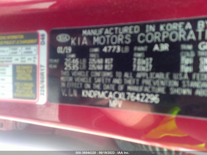 2020 KIA SPORTAGE LX - KNDPMCACXL7642296