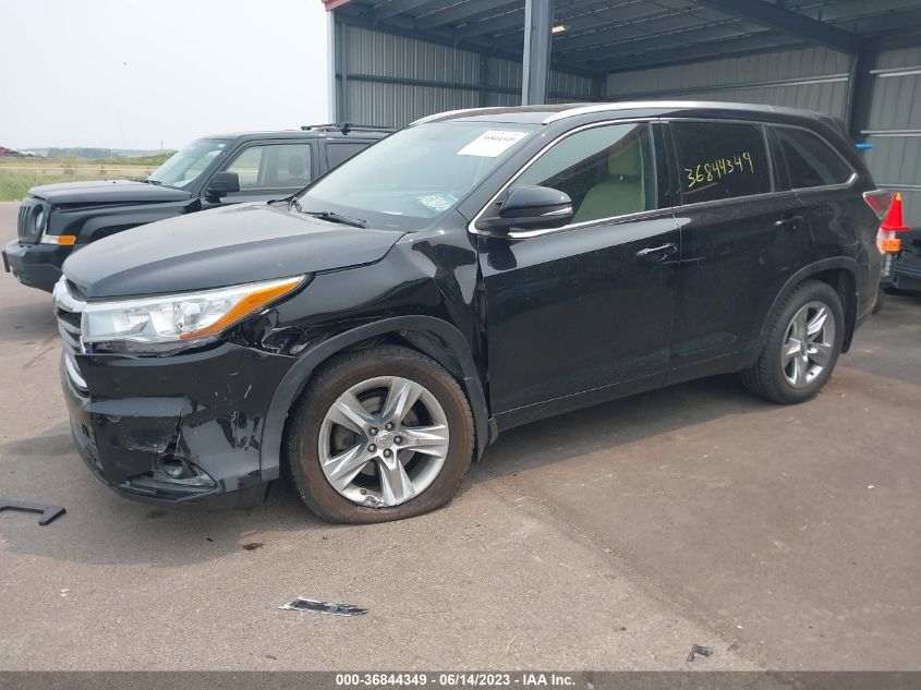 2015 TOYOTA HIGHLANDER LIMITED - 5TDDKRFH9FS203939