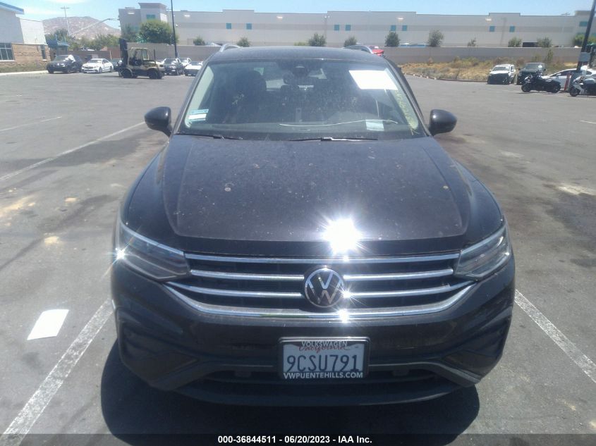 2022 VOLKSWAGEN TIGUAN SE - 3VV3B7AX0NM126991