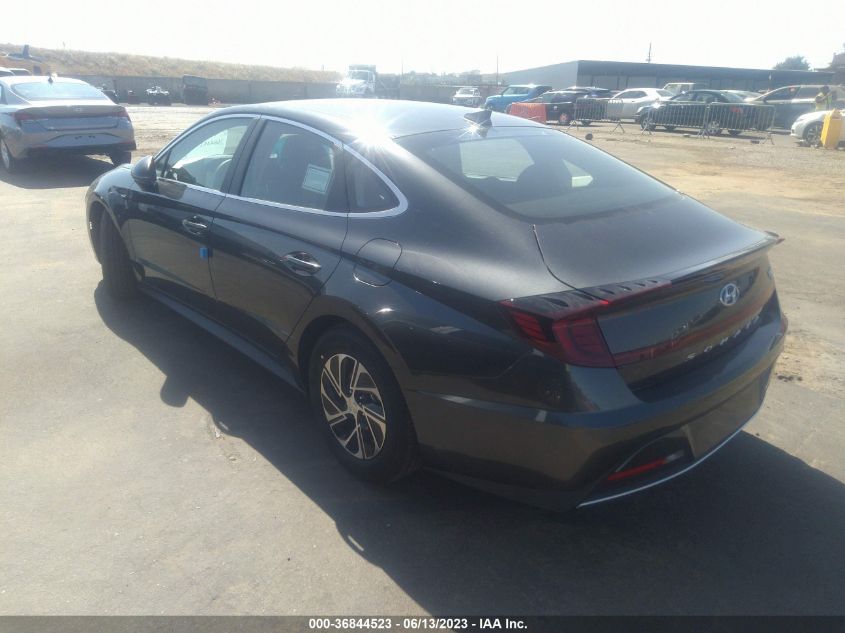 2023 HYUNDAI SONATA HYBRID BLUE - KMHL24JJ2PA067351