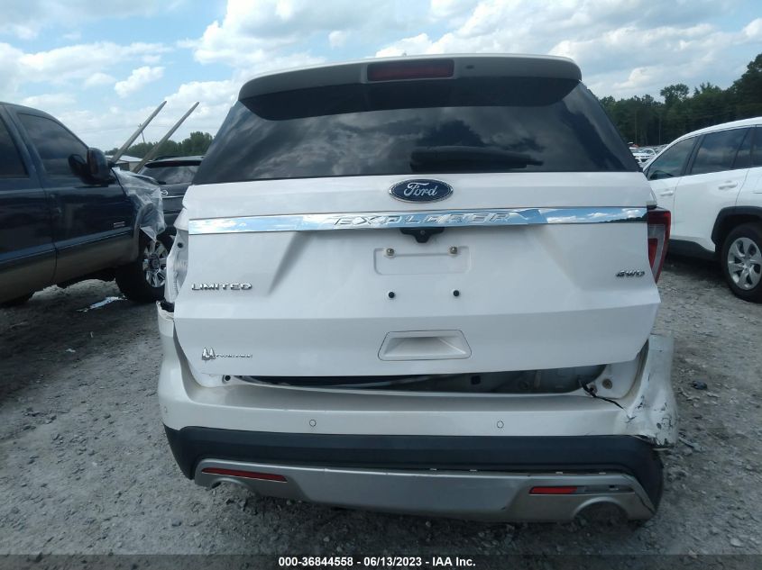2017 FORD EXPLORER LIMITED - 1FM5K8F81HGC27434