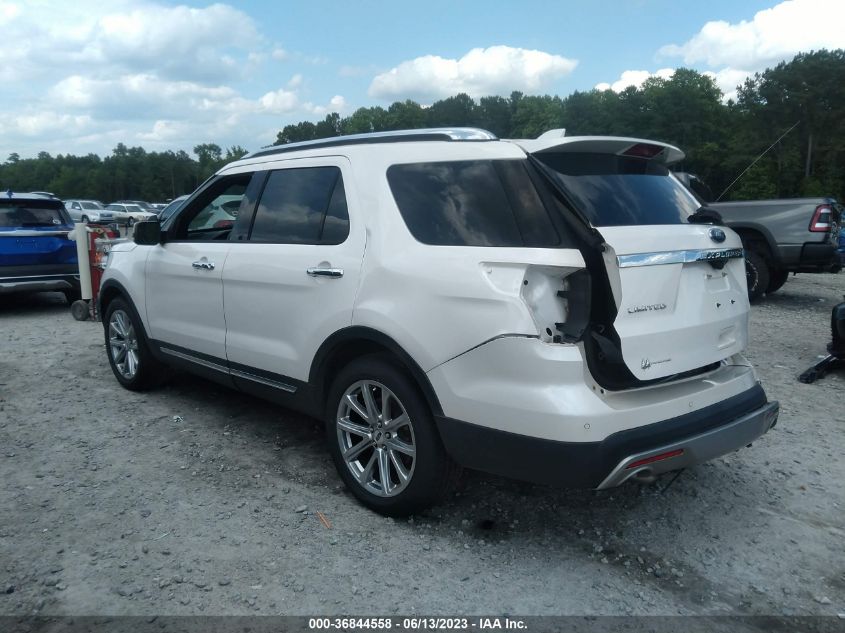 2017 FORD EXPLORER LIMITED - 1FM5K8F81HGC27434