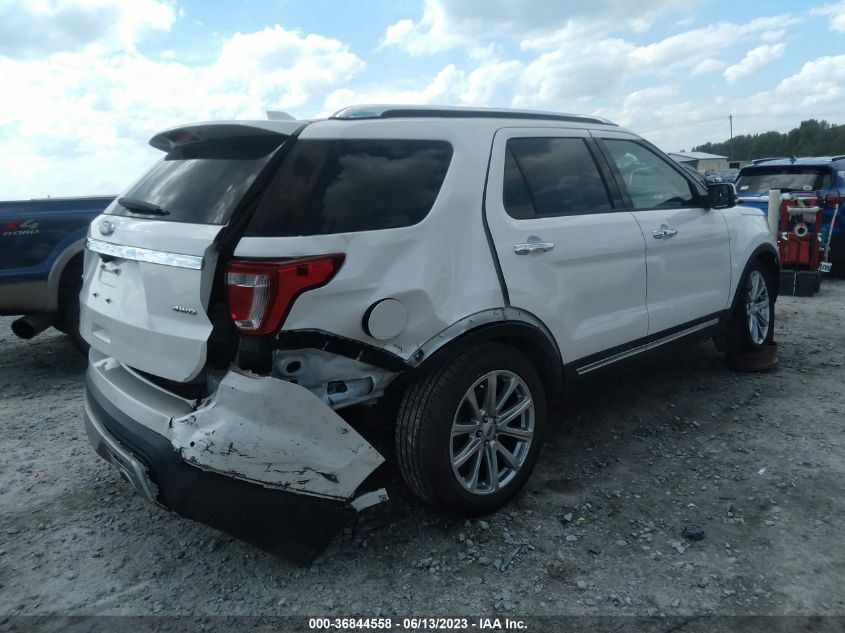 2017 FORD EXPLORER LIMITED - 1FM5K8F81HGC27434