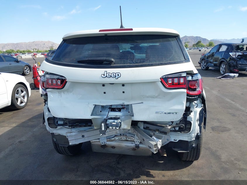 VIN 3C4NJCAB5MT532017 2021 JEEP COMPASS SPORT