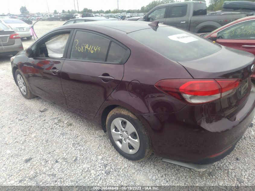 2017 KIA FORTE LX - 3KPFK4A70HE045563