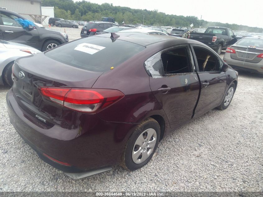 2017 KIA FORTE LX - 3KPFK4A70HE045563