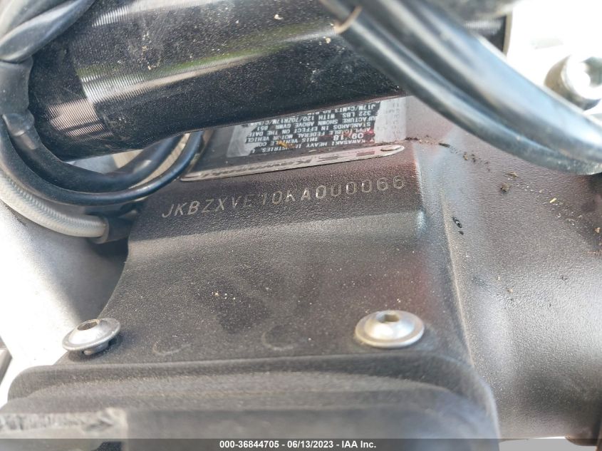 2019 KAWASAKI ZX1002 JKBZXVE10KA000066