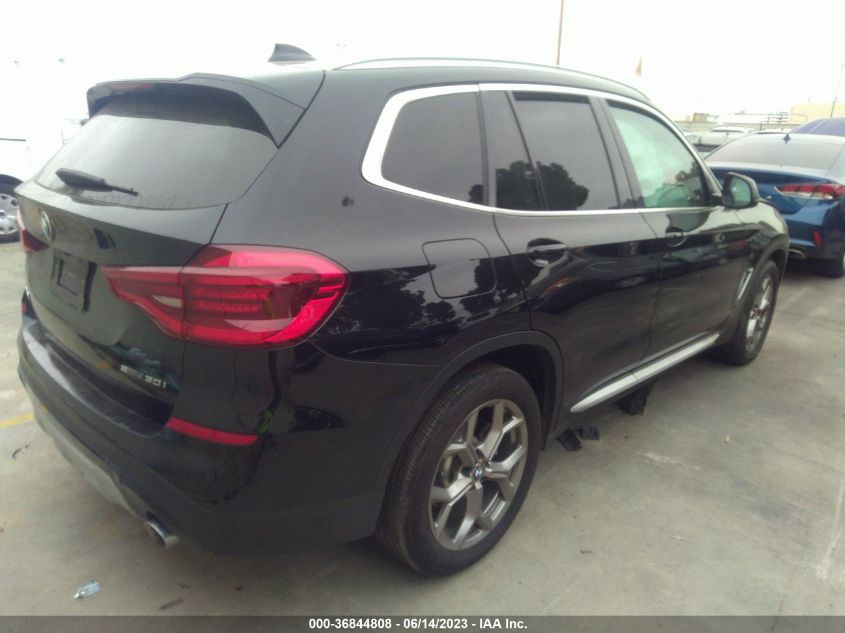 2020 BMW X3 SDRIVE30I - 5UXTY3C02L9B72339