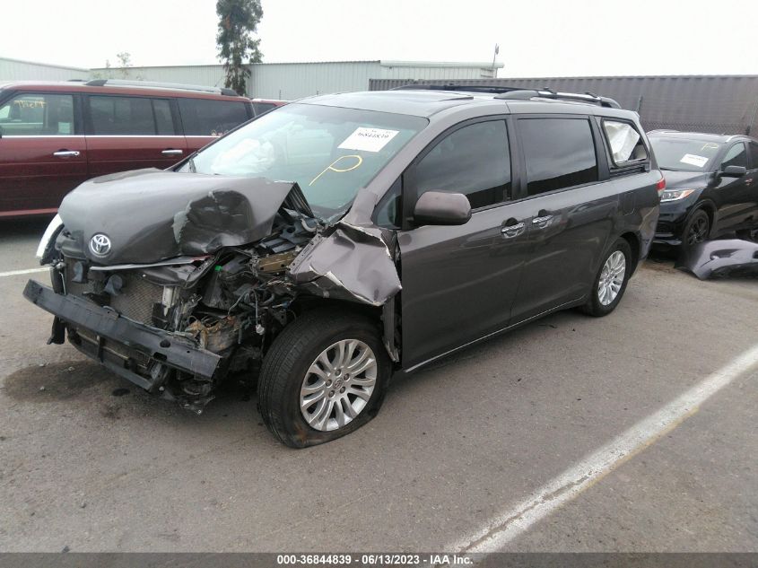 2014 TOYOTA SIENNA XLE/XLE AAS/LTD - 5TDYK3DC8ES406633