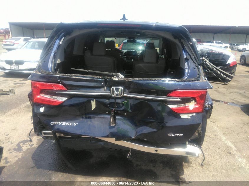 2022 HONDA ODYSSEY ELITE - 5FNRL6H95NB017986