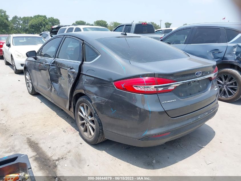 2017 FORD FUSION SE - 3FA6P0HD6HR298133