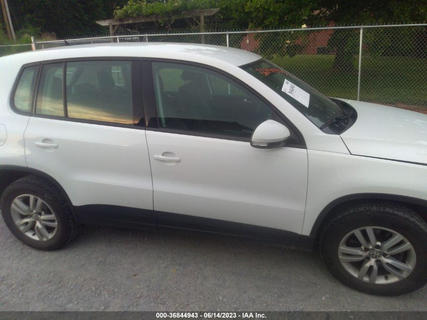 2014 VOLKSWAGEN TIGUAN S - WVGBV3AX9EW579805