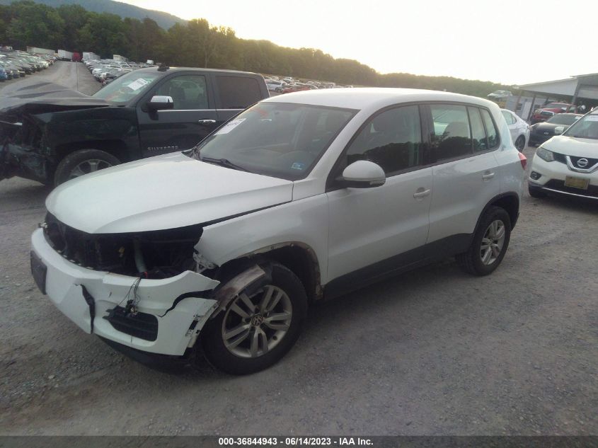 2014 VOLKSWAGEN TIGUAN S - WVGBV3AX9EW579805