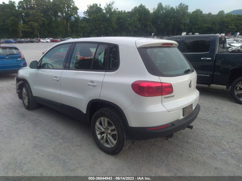 2014 VOLKSWAGEN TIGUAN S - WVGBV3AX9EW579805