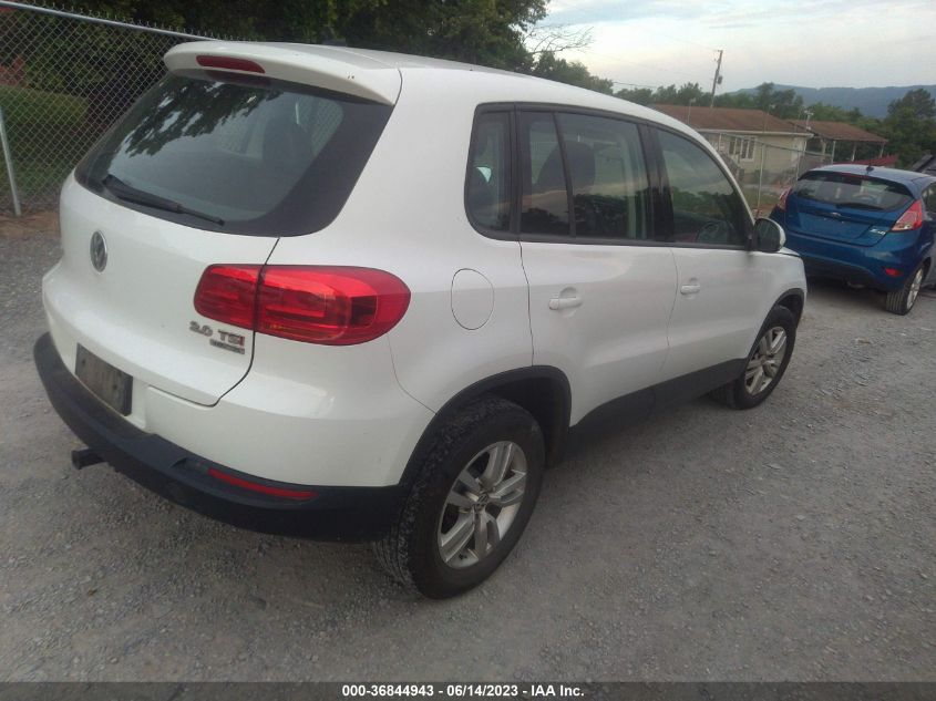 2014 VOLKSWAGEN TIGUAN S - WVGBV3AX9EW579805